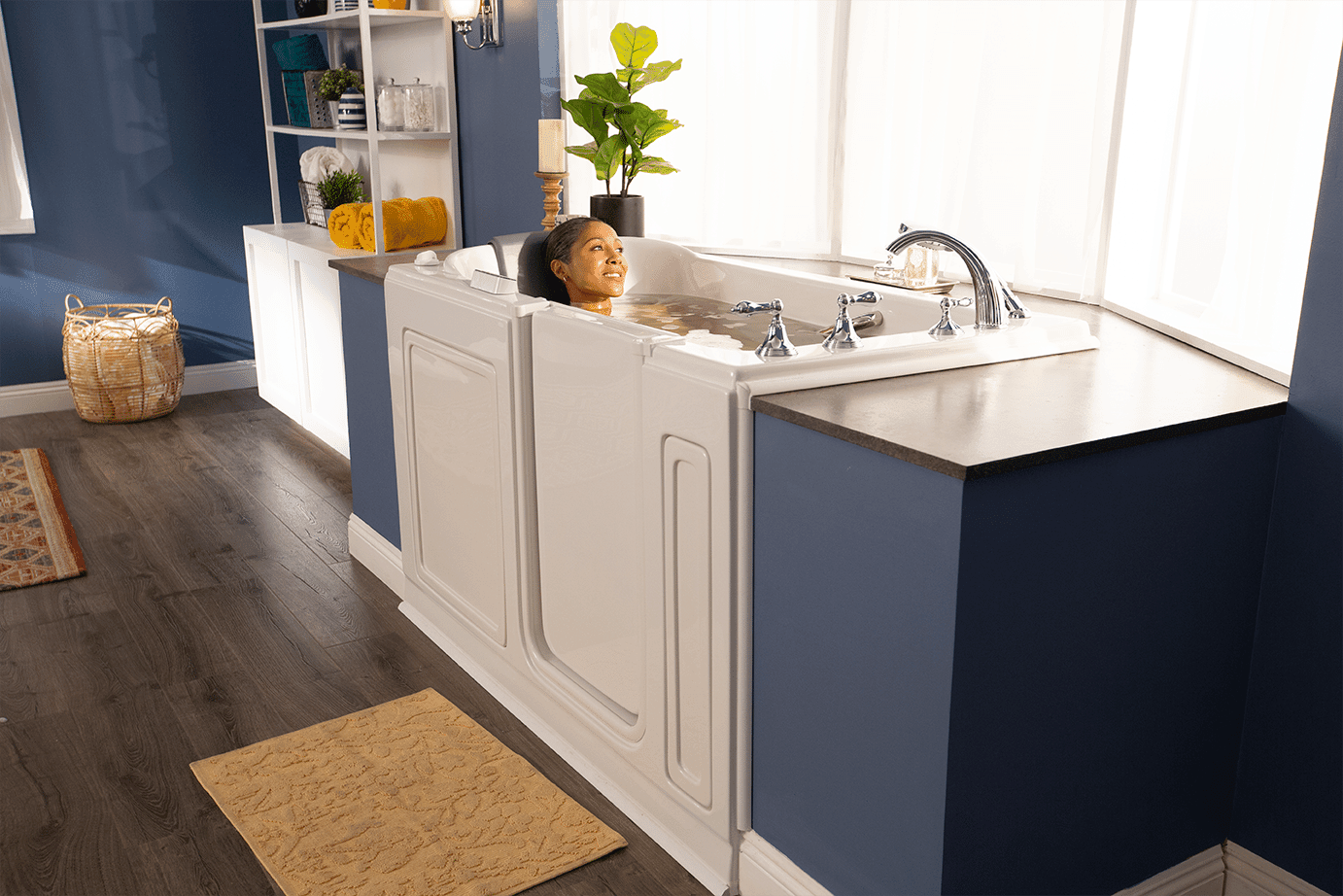 Make your walk-in tub feel like home
